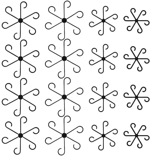 16 supporti per piante da interno, supporti per steli in plastica, clip per piante, supporto per piante rampicanti, supporto per piante rampicanti per piante rampicanti crescita fiorente