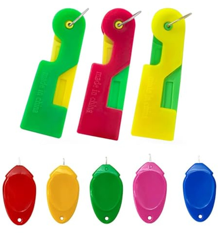 COYUN 8 Piezas Piezas Enhebrador Automático de Agujas, Juego de Agujas de Coser Avanzado, Costura a Mano y Máquina, Mini Enebradores de Agujas de Coser, Enhebrador de Agujas para Herramientas
