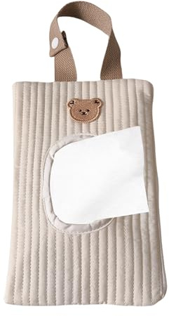 Générique Porte-Lingettes Bébé - Porte-Lingettes Bébé Réutilisable - Distributeur Rechargeable avec Pochette Dépliante pour Voiture, Sac À Langes, Sport Et Poussette