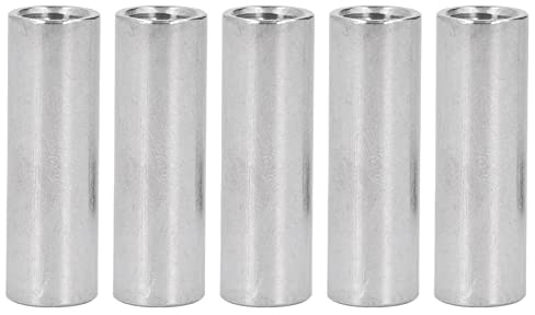 5 pièces M12 écrous d'accouplement cylindriques, écrou d'accouplement rond 304 écrou de connecteur rond à filetage femelle en acier inoxydable