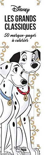 Marque-pages Disney Grands classiques: 50 marque-pages à colorier