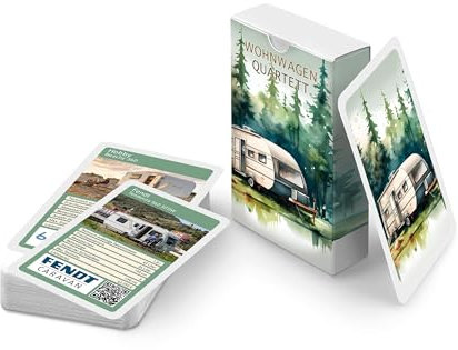 Das Wohnwagen Quartett: 32 Karten voll Spielespaß für Camping-Begeisterte