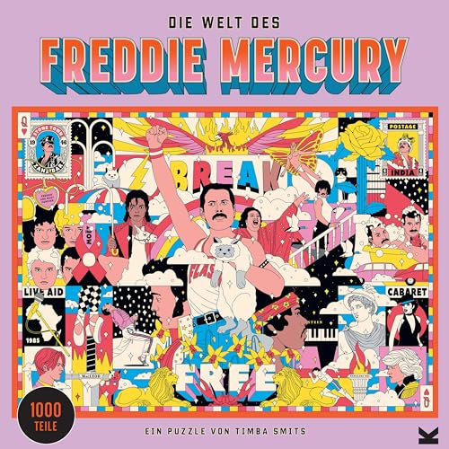 Laurence King Verlag Die Welt des Freddie Mercury Puzzle, Yellow