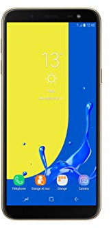 Samsung J6 Smartphone débloqué LTE (Ecran : 5,6 Pouces - 32 Go - Double Nano-SIM - Android) Or