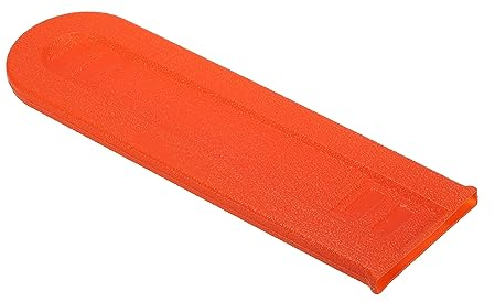 PATIKIL 12 Pollici Motosega Catena Copertina, Catena Sega Barra Protettiva Copertina Plastica Motosega Sega Barra Fodero Copertina per Giardino Motosega, Arancione