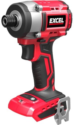 Excel 18V Brushless 1/4 Impact Driver Body Only (Battery & Charger Not Included) - Brushless Motor, Power Tools Combo Kits, 1/4 Chuck, Excel Dril, 18v Impact Driver, Drill Driver