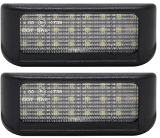 Luce targa a LED su misura compatibile con vari modelli Citroën/Peugeot