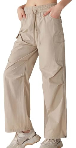 Générique Pantalon de Pluie pour Femme Léger Imperméable Randonnée Pantalon avec Cordon Rapide Séchage Jogging Pantalons avec Poche Rain Pant Pantalons pour Vélo D'extérieurv Randonnée