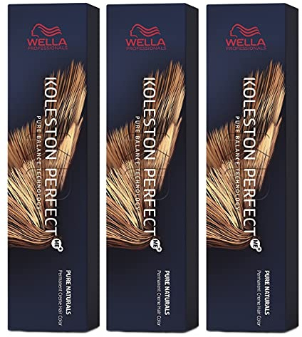 Wella 3 er Pack Koleston Perfect Me+ KP VIBRANT REDS 6/41 dunkelblond rot-asch