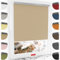 Schuette® Verdunkelungsrollo ohne Bohren/mit Bohren 2in1 ● Thermo Rollo Kollektion: Biscotto (Beige) ● 105 x 150 cm (Breite x Höhe) ● Suprafix Klemmrollo = Klemmfix 2.0 ● 60s Montage mit Video