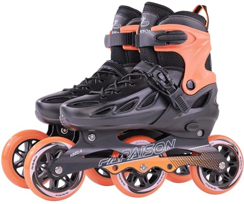 PAPAISON Inline-Skates für Erwachsene für Männer und Frauen mit 3 100 mm Rollen, Outdoor-Fitness, Speed-Renn-Skates