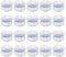 JAMAKALA Double Sided Suction Cups, 20Pcs Slip-Proof Double Sided Sucker Pads,Clear Plastic Suckers Table Glass Suckers for Glass Table (2 cm)