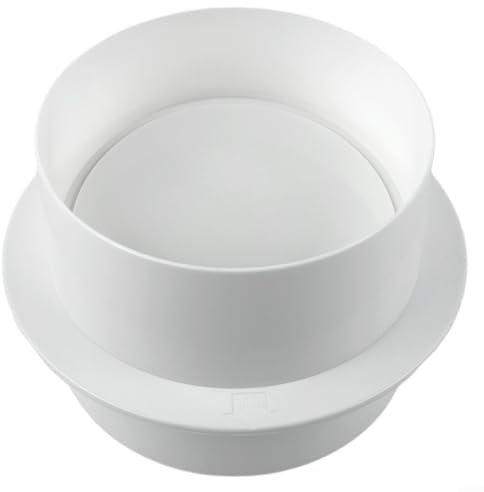 EpheyFIF PVC Ventilation Pipe Check Valve, Exhaust Pipe, Fan Check Valve Round Pipe Backdraft Damper Air Duct Check Valve Round Pipe Draft Blocker For Bathroom Kitchen Valve(110mm)