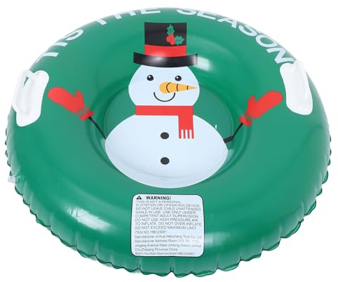ORFOFE Trineo Inflable con Forma De Muñeco De Nieve para Esquí Trineo De Nieve para Invierno Tubo Inflable Resistente para Deportes De Invierno PVC