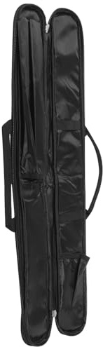 Cabilock Bolsa para Flauta Travesera de Oxford Resistente y Ligera Funda y Acolchada para Transporte y Almacenamiento Diseño Portátil para Estudiantes de Unidades Negras