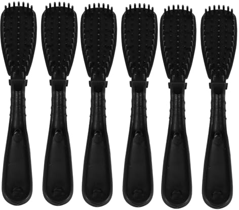 IWOWHERO Juego 6 Brochas para Tinte de Cabello de Polipropileno Cepillos Aplicadores Profesionales para Salón Reutilizables y Lavables Herramientas Prácticas para Coloración Casa y