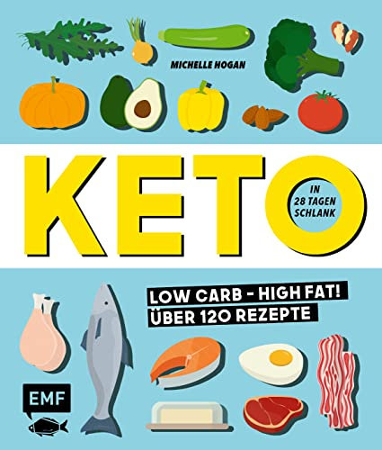 Keto – In 28 Tagen schlank: Low Carb High Fat! Über 120 Rezepte