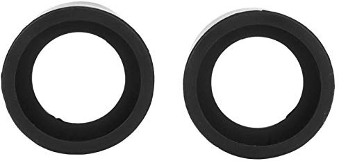 2 pezzi di protezione per oculare microscopio, copertura per oculare in gomma di diametro Accessori protezioni per occhiali Copertura per oculari per microscopio stereo da 32-36 mm(KP-H2 flat angle)