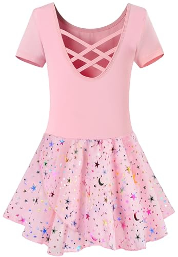 Mulnall Girls Ballet Leotards Dance Skirt Toddlers（UK40401-08-M