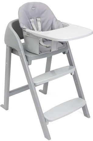 Chaise haute Crescendo Up Turin Grey Re_Lux - Chicco
