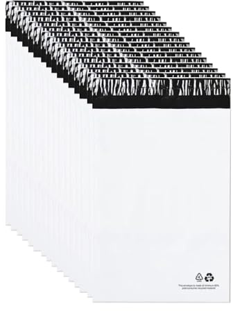 dimapax Versandbeutel Versandtaschen Folienversandtaschen selbstklebend Coex 50my (2XL | 350 x 460 mm +50 mm, 1000)