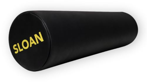 Rodillo de Espuma Alta Densidad 60 cm Foam Roller para Masaje Muscular Liberación Miofascial Recuperación Deportiva Fitness Yoga Pilates Alivio de Dolor Espalda Piernas (Negro)
