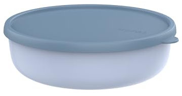 Mepal - Mikrowellengeschirr Lumina - Frischhaltedosen mit Deckel für Kühlschrank, Gefrierschrank, Dampfgarer & Mikrowelle - Mikrowellenschüsseln mit Deckel - Aufbewahrungsbox - 2000 ml - Nordic blue