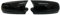 Rückspiegelkappe Für VW Für Passat B5 1999-2004 Rückspiegel Abdeckung Horn Rück Auto Caps Shell Trim Außenspiegel Spiegelkappen(Gloss Black)