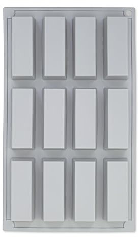 CÉCOA • Moule à Gâteau • Moule 12 Mini Financiers • Silicone Pro • Antiadhésif & Résistant • Démoulage Facile • Cuisson Homogène • Idéal Gâteaux & Entremets • Four, Congélateur & Lave-vaisselle