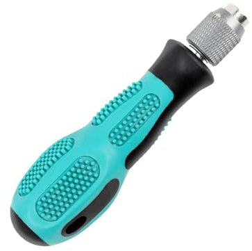 Impugnatura portainserti per cacciavite - Impugnatura ergonomica antiscivolo | Impugnatura di ricambio autobloccante da 6,35 mm per utensili manuali, adattatore per trapano elettrico, accessori per ri