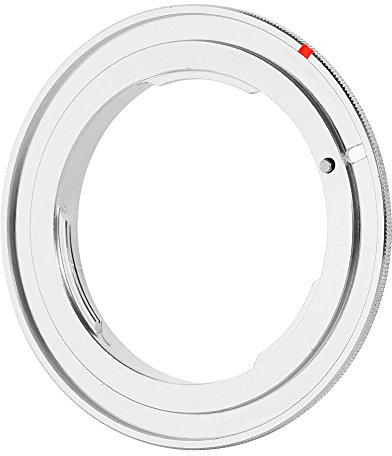 Ruili Adaptador de objetivo Nikon F Mount to EOS 1300D, 1200D, 1100D, 800D, 760D, 750D, 6D, 5DS, 5DS R, 5D Mark IV, 5D Mark III