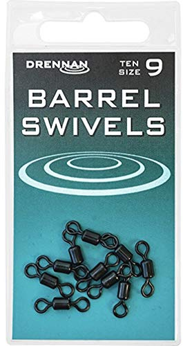 Drennan Barrel Swivels For Fishing Pack Of 10: 9