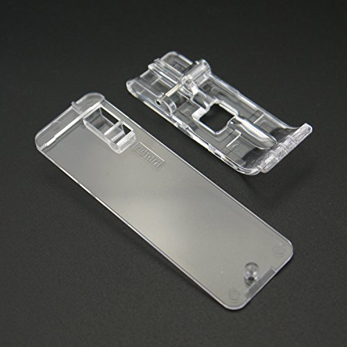 DREAMSTITCH Clear Cording Piping Foot 412671101 OEM Quality (620097096) (H10793) for Husqvarna Huskylock 905,910,936 (S21, S25),Pfaff Coverlock,Singer QuantumLock #412671101