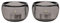 Stelton - Teelichthalter, Kerzenhalter - Ora - Glas - Smoke - 2er Set