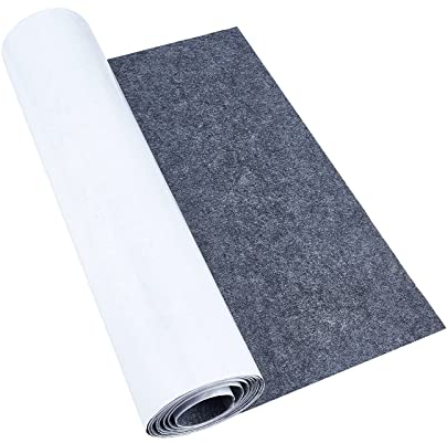BENECREAT 200x40cm Schwarze Rückseite Selbstklebende Filzblätter Stoff Klebrige Blätter Stoff Peel Stick Für DIY Kostümherstellung Und Schmuckschatulle