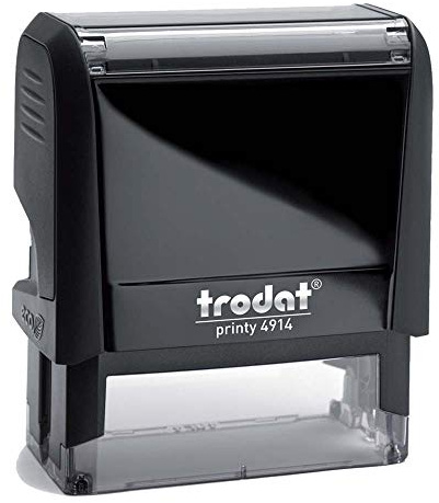 Timbro Autoinchiostrante Personalizzabile mm. 64X26 - Timbro Personalizzato per Medici, Infermieri, Professionisti, Insegnanti