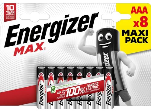Energizer Max Batteria Ministilo (AAA) Alcalina/manganese 1.5 V 8 pz.