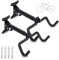 Bike Wall Mount, Bike Hanger Rack for Bike Storage and Space Saving with Foam Padded Protective Frame by Poweka Angle and Wall Distance Adjustable Foldable MTB Road Bike Hanger Wall Mount (2 Pack)