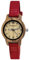 Holzwerk Germany Handgefertigte Kleine Öko Damen-Uhr Öko Natur Holz-Uhr Leder Armband-Uhr Analog Klassisch Quarz-Uhr in Schwarz Braun Rot Blau Türkis (Rot.Braun)