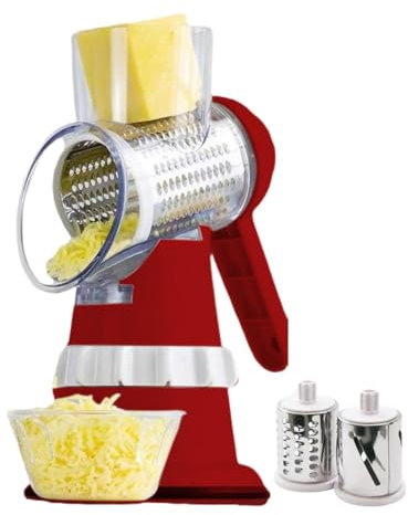 Handvev köksrobot, roterande rivjärn, manuell grönsaksskärare, köksskärare, köksrivare för restaurang, hotell, lägenhet, sovsal
