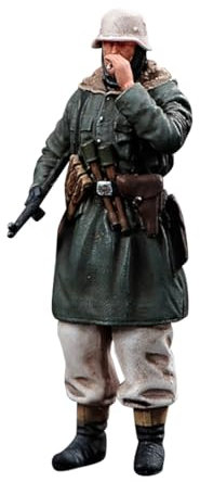 Rxbycxshi Kommandant Soldat Actionfiguren 1:35 WWII Figur Deutscher Panzersoldat, originalgetreue Nachbildung, Resin Bausatz, Basteln, Modellbausatz