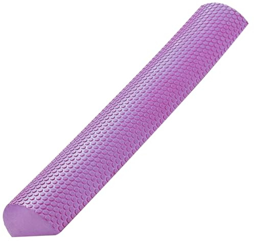 Half Round Foam Roller, 24 Inch Non Slip High Density EVA Half Foam Roller for Muscle Massage, Exercise, Pilates, Yoga High Density 1/2 Rollers for Muscle Massage