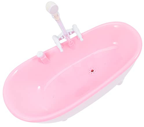 FELTECHELECTR Miniatur-badewanne Für Puppen Elektronisches Wasserspritzspielzeug Für Junge Mädchen Für Kreatives Rollenspiel Und Wasserspaß Im Bad Fördert Fantasie Und Motorik