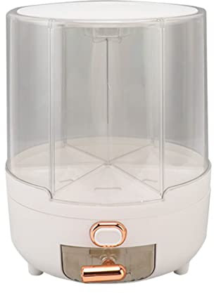Distributore di Grano, Distributore di Alimenti Rotanti Dispenser di Riso 6 Scompartimento di Cibi Secchi 360 ° di Alimenti Rotanti per Fagioli di Riso (L)