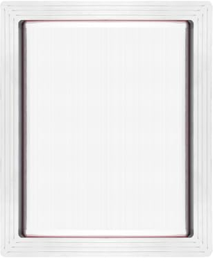 PATIKIL 16 x 12 Zoll Aluminium-Seidensiebdruckrahmen mit 110 weißem Netz, Seidensiebdruckrahmen für den Siebdruck, Silber