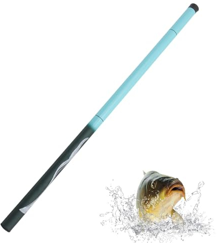 Angelruten für Seen,Karpfen-Angelrute | Fiberglas-Einsteiger-Angelrute | Tragbare Stream Wild Fishing Rod Lakes Outdoor Reservoirs Benutzerfreundliches Design