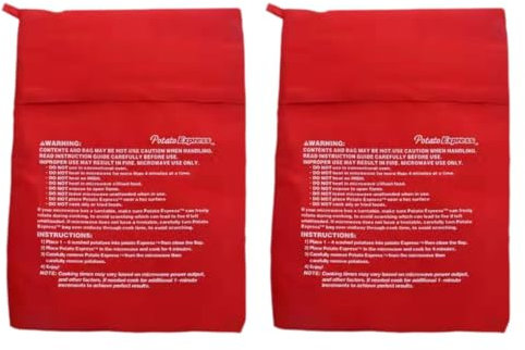 perfk Sacchetto per patate al microonde Sacchetto per patate dolci al forno Sacchetto per utensili da cucina riutilizzabile Sacchetto per arrostire le, M