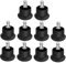 Tofficu 10 Pièces Coussin de Pied Fixe pour Chaise Patins de Chaise Bureau Glisse Patins Fixes Tapis antidérapant pour Fauteuil Bureau Black