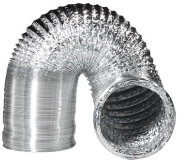 Easy Act Alu-Flexschlauch Ø 100 mm, Länge 10 m, hochflexibler Lüftungsschlauch für HVAC-Anwendungen