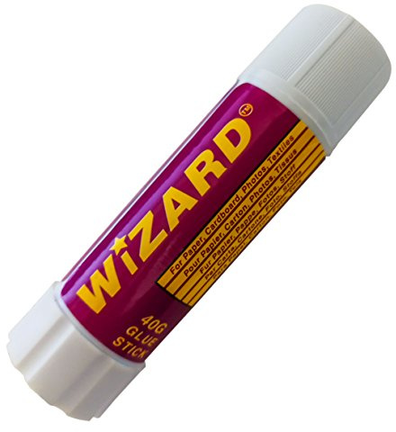 10x Wizard 40g Solvent Free Glue Sticks. Ideal for School. Non-Toxic.